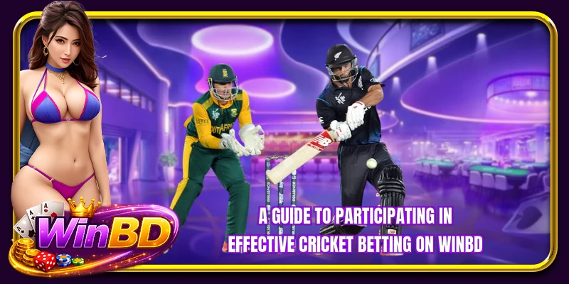 A guide to participating in effective cricket betting on WINBD