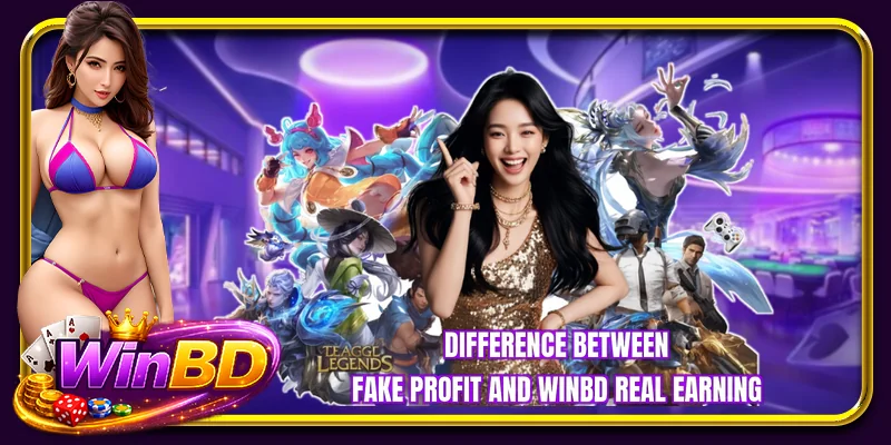 Difference between fake profit and WINBD real earning